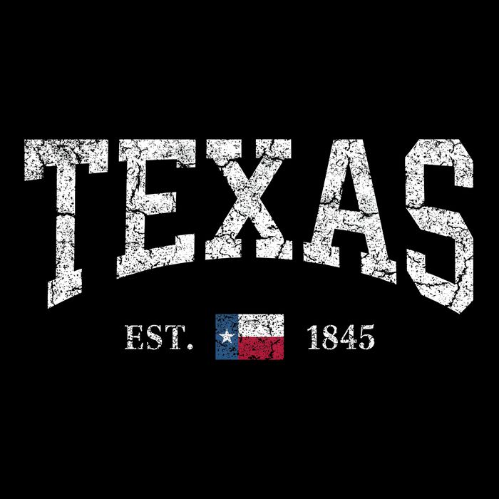 Texas Women Men Kids Texas State Map Flag Distressed Bucket Hat