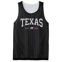 Texas Women Men Kids Texas State Map Flag Distressed Mesh Reversible Basketball Jersey Tank