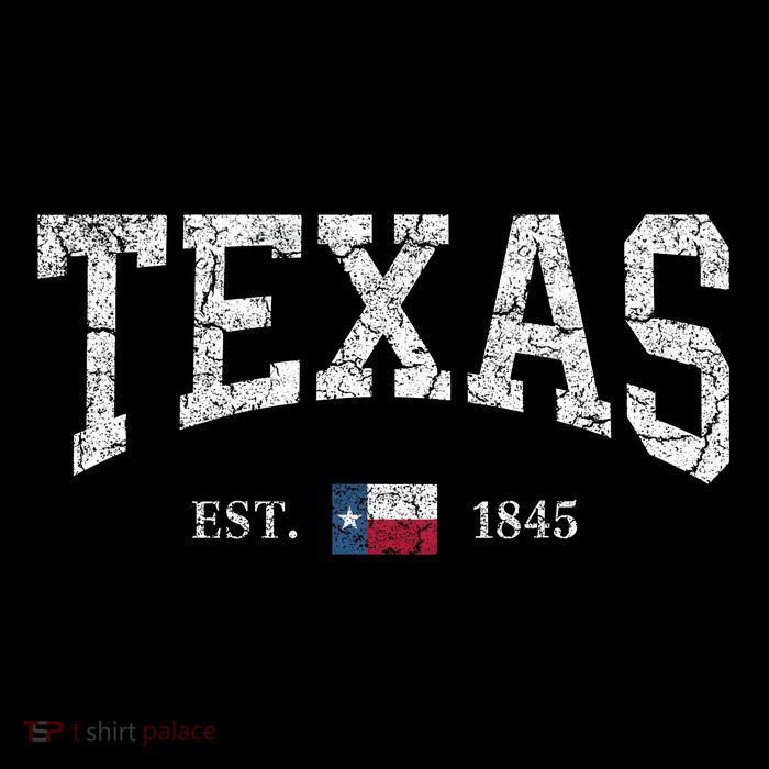Texas Women Men Kids Texas State Map Flag Distressed Premium T-Shirt