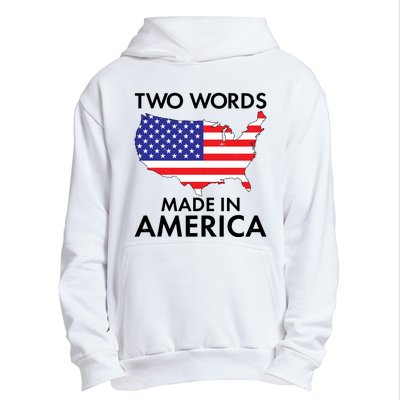 Two Words Made In America Urban Pullover Hoodie