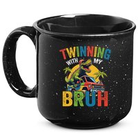 Twinning With My Bestie Funny Twin Day Spirit Week 15oz Campfire Ceramic Mug