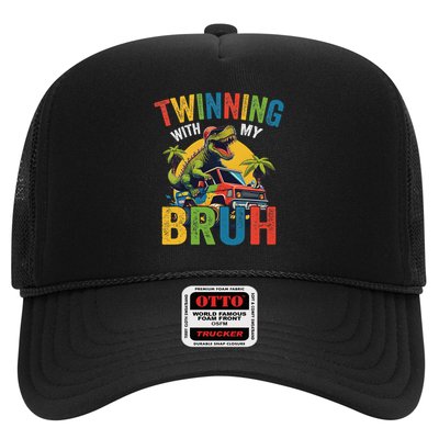 Twinning With My Bestie Funny Twin Day Spirit Week Trucker Hat