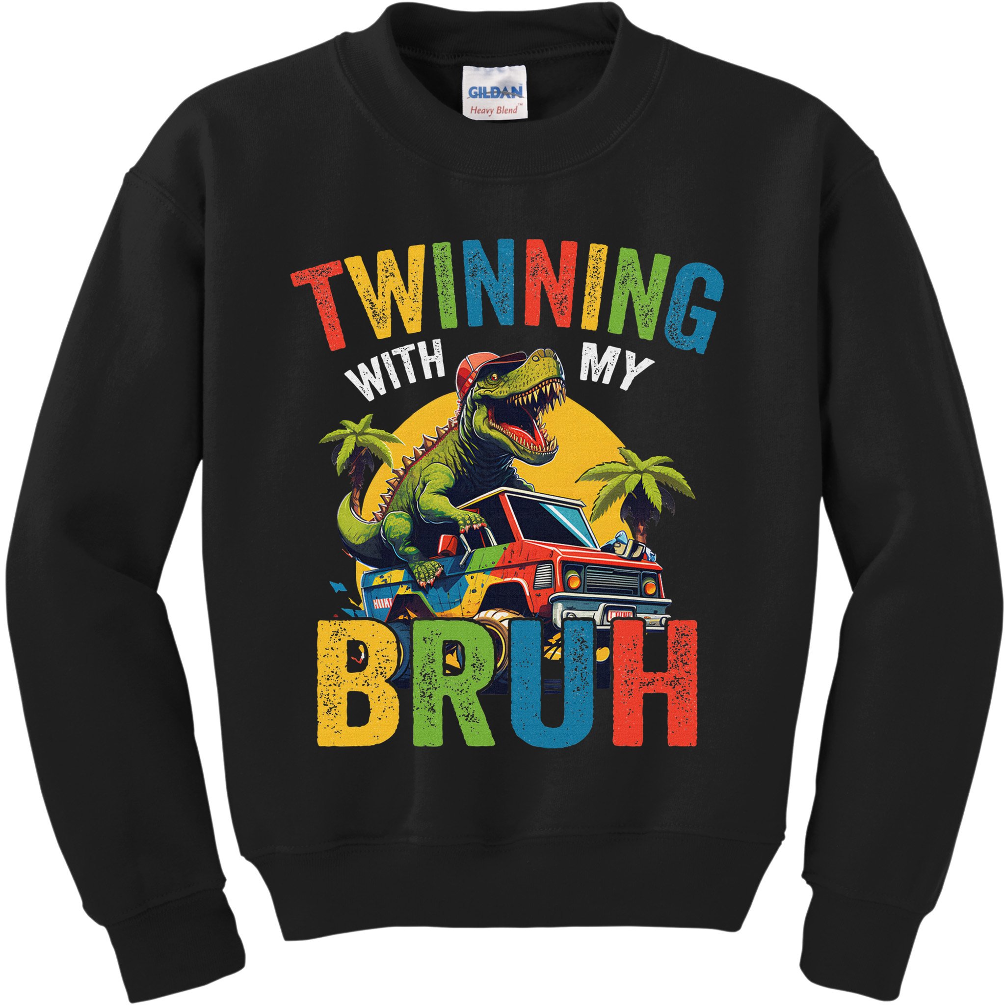Twinning With My Bestie Funny Twin Day Spirit Week Kids Sweatshirt