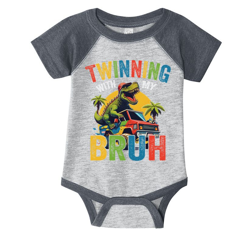 Twinning With My Bestie Funny Twin Day Spirit Week Infant Baby Jersey Bodysuit