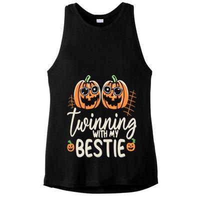 Twinning With My Bestie Spirit Week Twin Day Best Friend 70s Ladies PosiCharge Tri-Blend Wicking Tank
