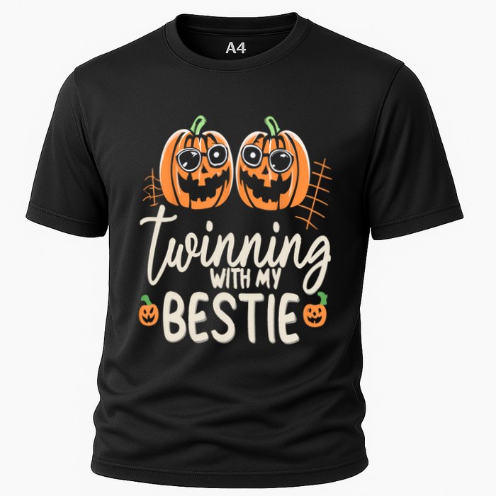 Twinning With My Bestie Spirit Week Twin Day Best Friend 70s Cooling Performance Crew T-Shirt