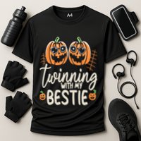 Twinning With My Bestie Spirit Week Twin Day Best Friend 70s Cooling Performance Crew T-Shirt