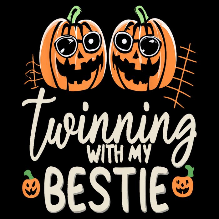 Twinning With My Bestie Spirit Week Twin Day Best Friend 70s Cooling Performance Crew T-Shirt