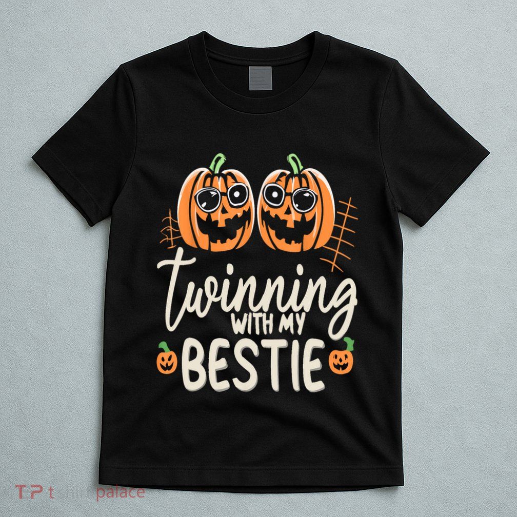 Twinning With My Bestie Spirit Week Twin Day Best Friend 70s T-Shirt