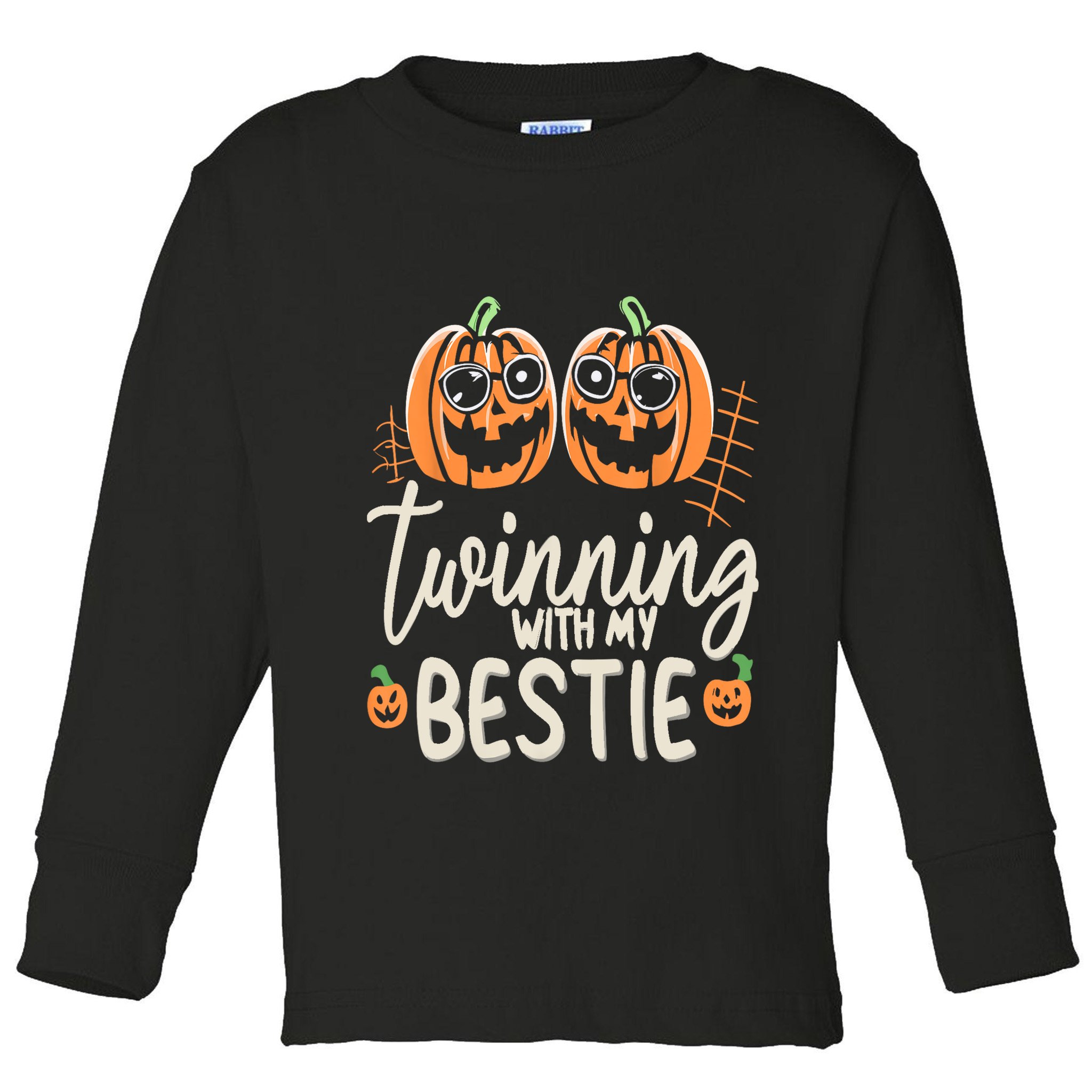 Twinning With My Bestie Spirit Week Twin Day Best Friend 70s Toddler Long Sleeve Shirt