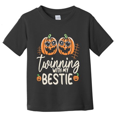 Twinning With My Bestie Spirit Week Twin Day Best Friend 70s Toddler T-Shirt