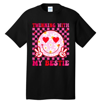 Twinning With My Bestie Matching Best Friend Bff Twins Day Tall T-Shirt