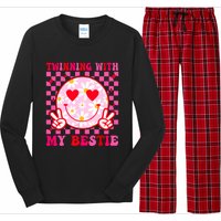 Twinning With My Bestie Matching Best Friend Bff Twins Day Long Sleeve Pajama Set