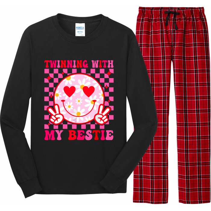 Twinning With My Bestie Matching Best Friend Bff Twins Day Long Sleeve Pajama Set