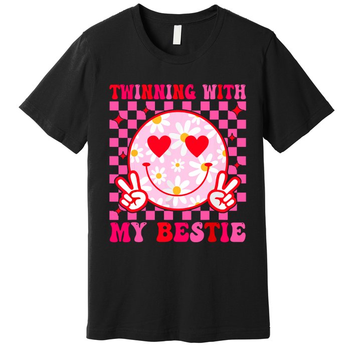 Twinning With My Bestie Matching Best Friend Bff Twins Day Premium T-Shirt