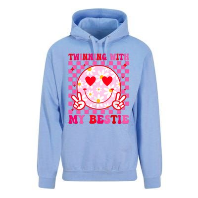 Twinning With My Bestie Matching Best Friend Bff Twins Day Unisex Surf Hoodie