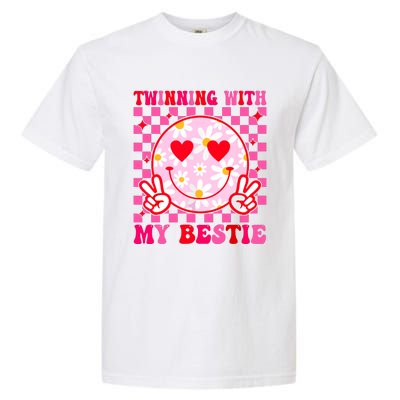 Twinning With My Bestie Matching Best Friend Bff Twins Day Garment-Dyed Heavyweight T-Shirt