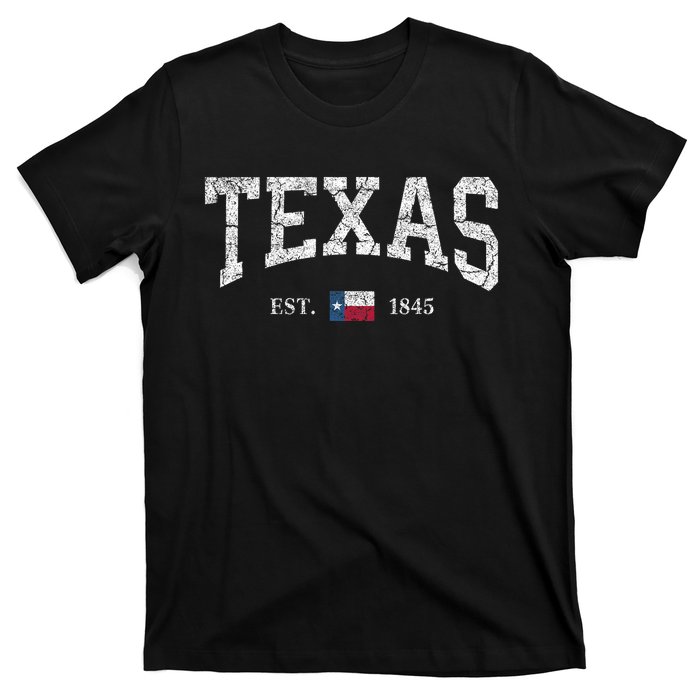 Texas Women Men Kids Texas State Flag Distressed T-Shirt