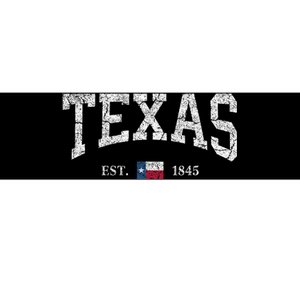 Texas Women Men Kids Texas State Flag Distressed Bumper Sticker