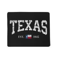 Texas Women Men Kids Texas State Flag Distressed Mousepad