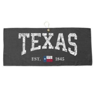 Texas Women Men Kids Texas State Flag Distressed Large Microfiber Waffle Golf Towel