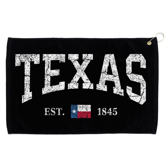 Texas Women Men Kids Texas State Flag Distressed Grommeted Golf Towel