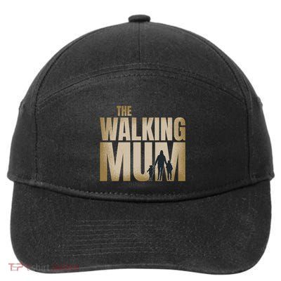 The Walking Mum 7-Panel Snapback Hat