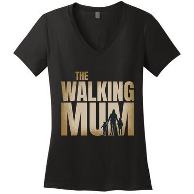 The Walking Mum Women's V-Neck T-Shirt