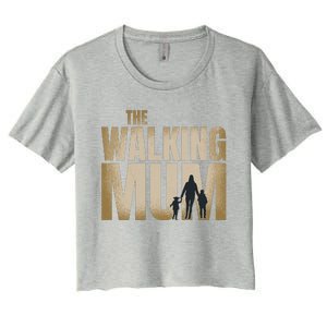 The Walking Mum Women's Crop Top Tee