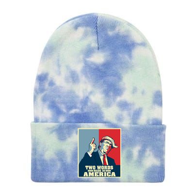 Two Words Made In America Tie Dye 12in Knit Beanie