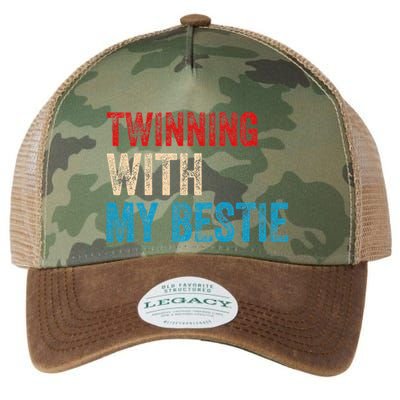 Twinning With My Bestie Boy Spirit Week Twin Day Legacy Tie Dye Trucker Hat