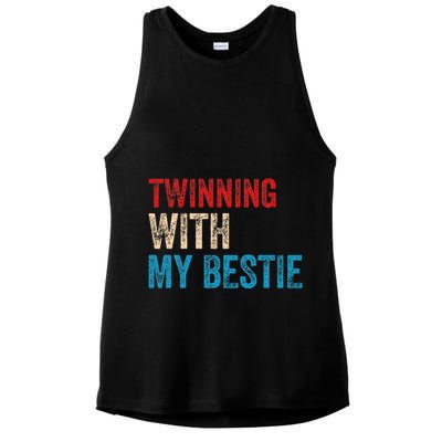 Twinning With My Bestie Boy Spirit Week Twin Day Ladies PosiCharge Tri-Blend Wicking Tank