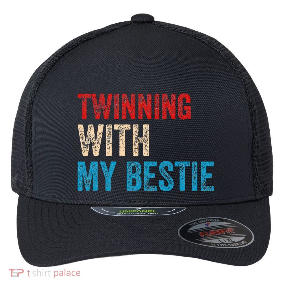 Twinning With My Bestie Boy Spirit Week Twin Day Flexfit Unipanel Trucker Cap