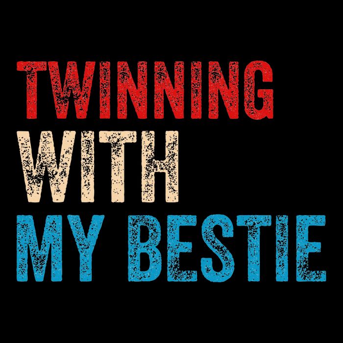 Twinning With My Bestie Boy Spirit Week Twin Day Cooling Performance Crew T-Shirt