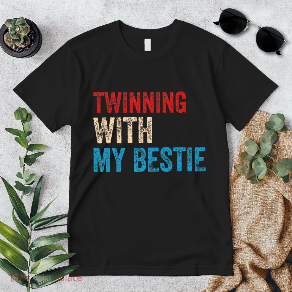 Twinning With My Bestie Boy Spirit Week Twin Day Premium T-Shirt