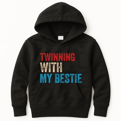 Twinning With My Bestie Boy Spirit Week Twin Day Kids Hoodie