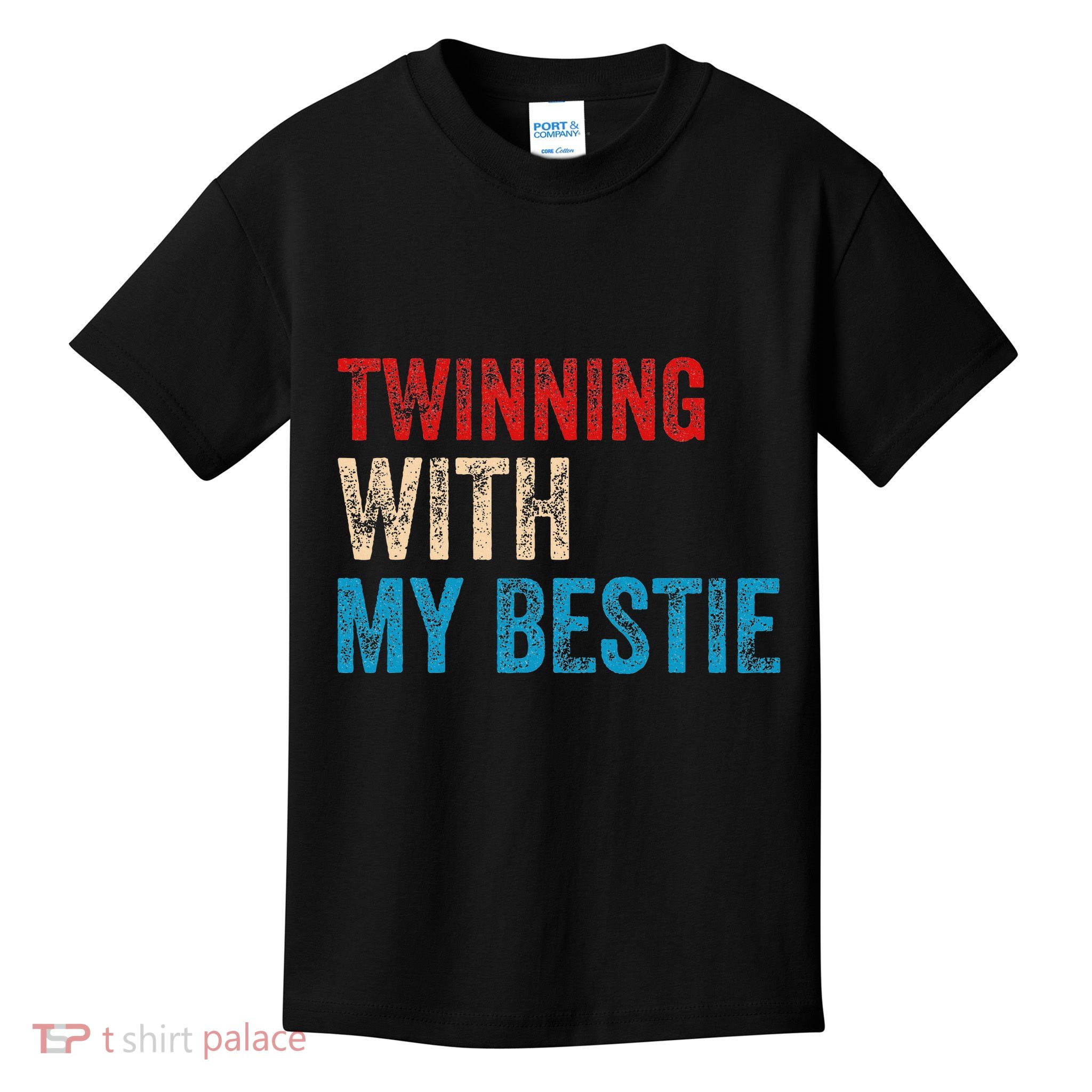 Twinning With My Bestie Boy Spirit Week Twin Day Kids T-Shirt