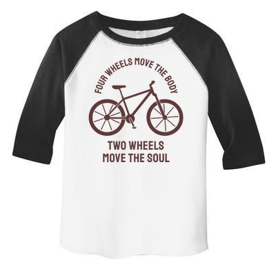 Two Wheels Move The Soul Toddler Fine Jersey T-Shirt