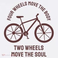 Two Wheels Move The Soul Womens T-Shirt