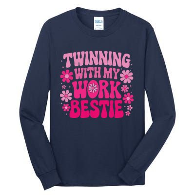 Twinning With My Work Bestie Friends Spirit Week Day Tall Long Sleeve T-Shirt