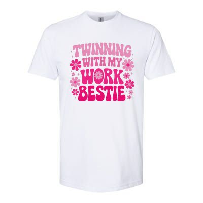 Twinning With My Work Bestie Friends Spirit Week Day Softstyle CVC T-Shirt