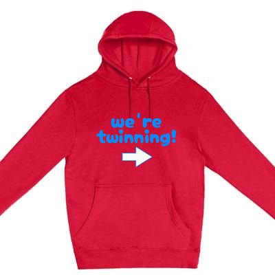 Twinning With My Bestie Spirit Week Twin Day Best Friend Premium Pullover Hoodie