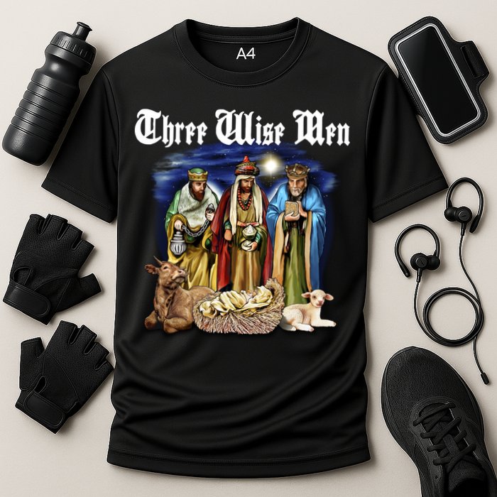Three Wise Men Cooling Performance Crew T-Shirt