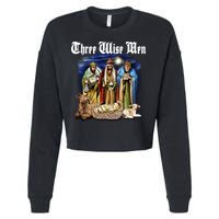 Three Wise Men Cropped Pullover Crew
