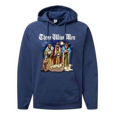 Three Wise Men Performance Fleece Hoodie