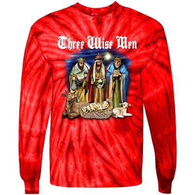 Three Wise Men Tie-Dye Long Sleeve Shirt