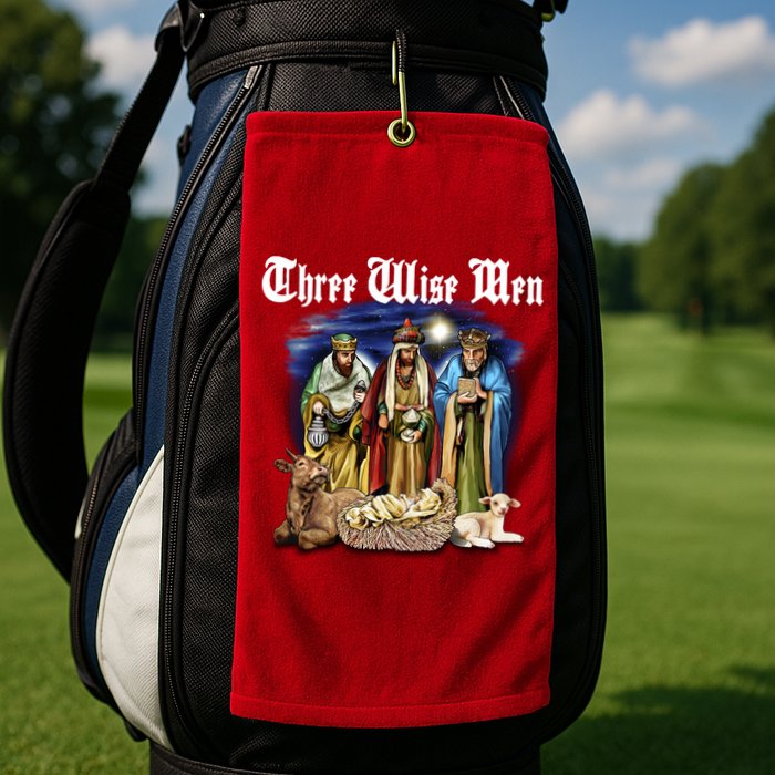 Three Wise Men Golf Towel