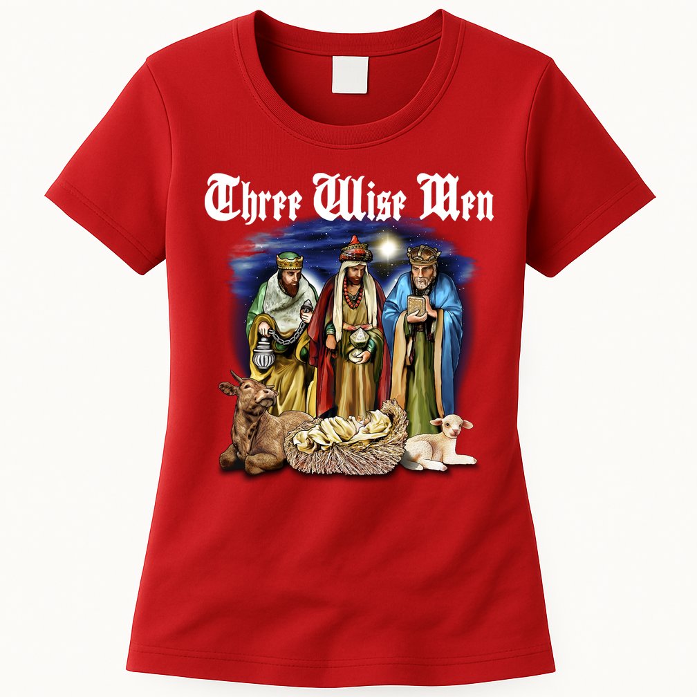 Three Wise Men Womens T-Shirt