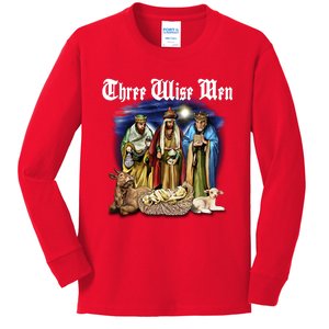 Three Wise Men Kids Long Sleeve Shirt