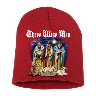 Three Wise Men Short Acrylic Beanie